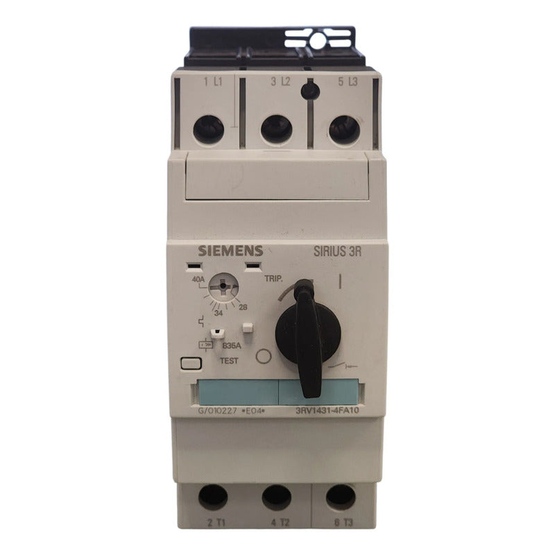 Siemens 3rv1431-4fa10 Interruptor Protector De Motor 50hz/60hz