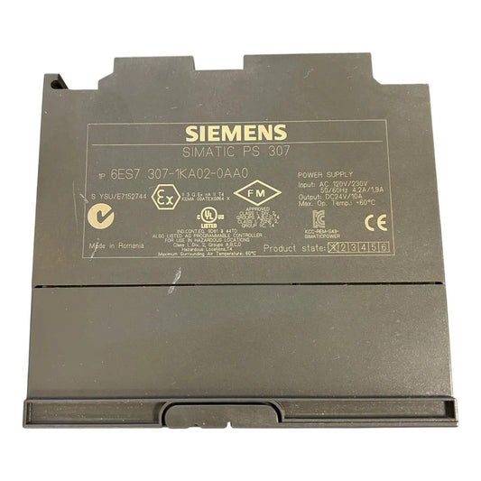 Siemens S7-300 Ps307 6es7307-1ka02-0aa0 24v 10a