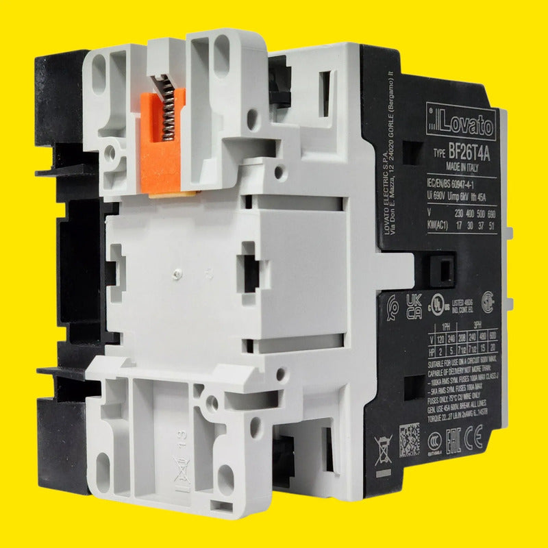 Lovato Electric Bf26t4a, 3-polo Contactor 690v 45a.
