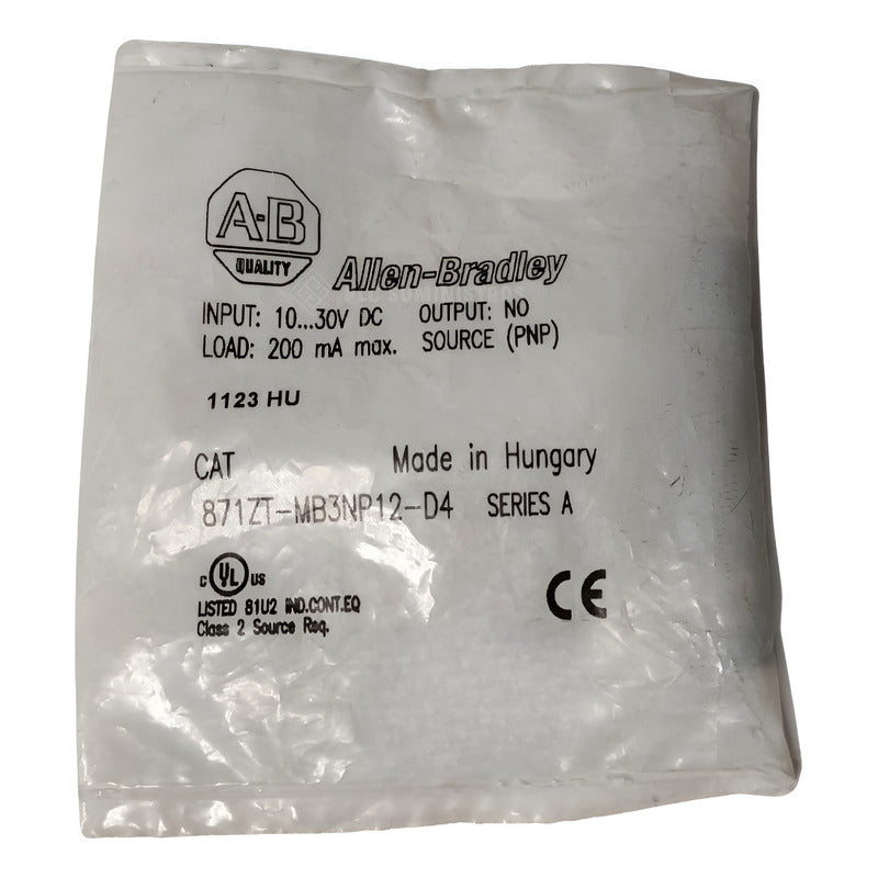 Allen-bradley 871zt-mb3np12-d4 Sensor De Prox. Inductivo
