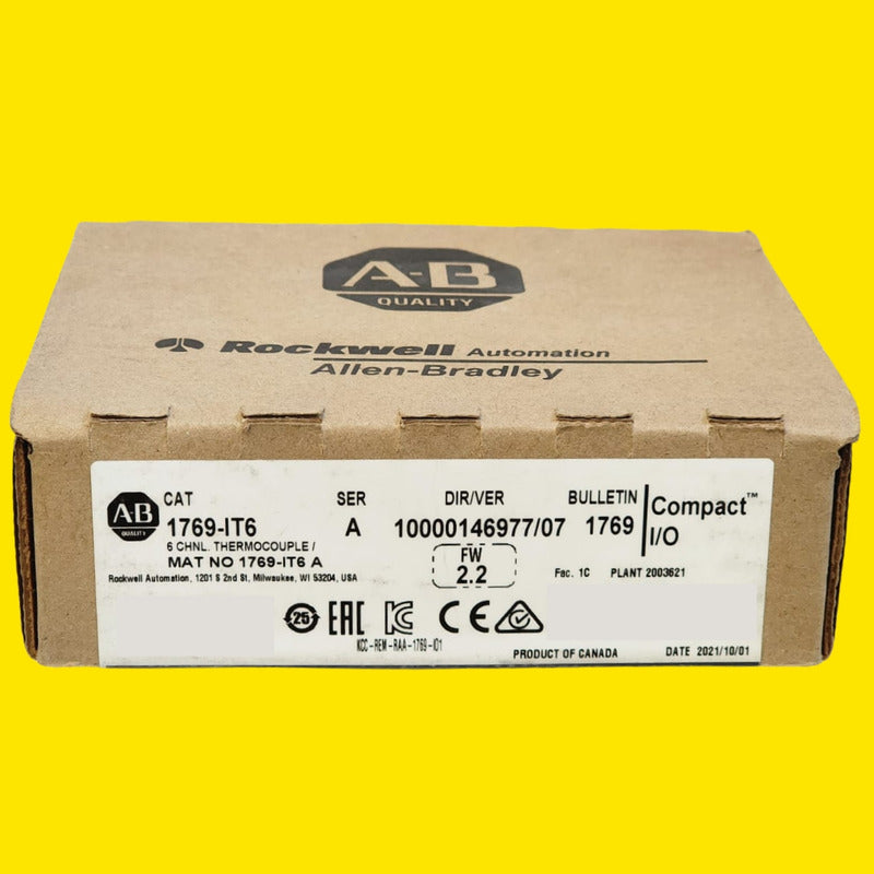 Allen-bradley 1769-it6 Módulo Termopar Compactlogix