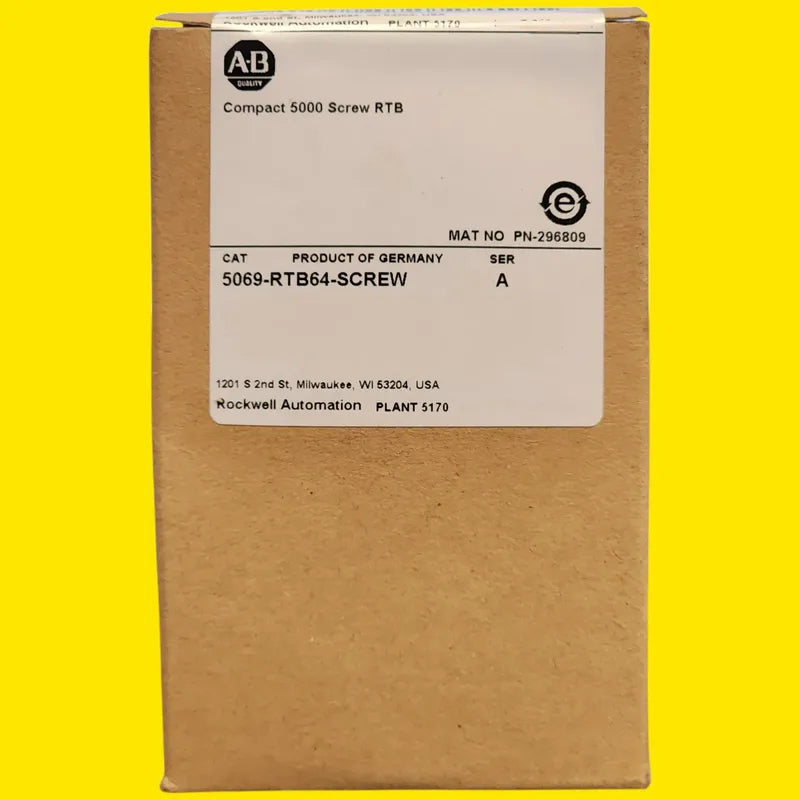 Allen-bradley 5069-rtb64-screw Bloque Terminal Removible Negro