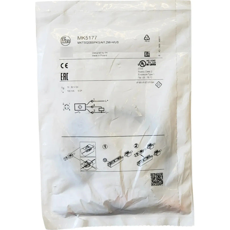 Ifm Mk5177 Mkt3020bbpkg/a/a1,2m/-h/us Sensor Magnético