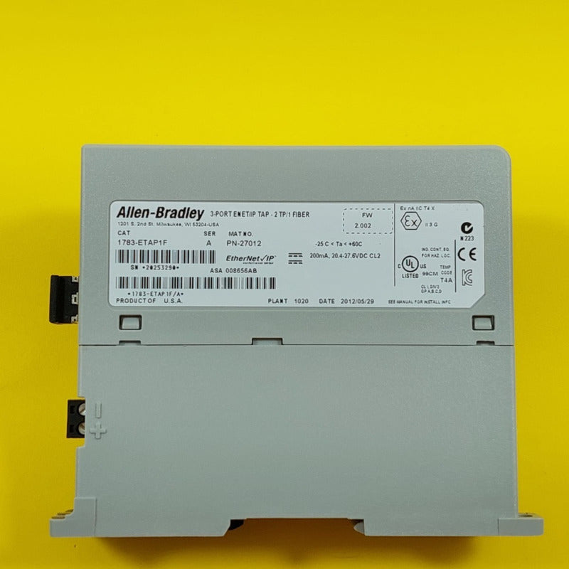 Allen-bradley 1783-etap1f 3-port Enet/ip Tap-2tp/1 Fiber