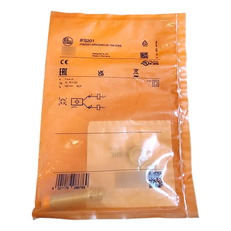Ifm Ifs201 Ifb2007-arkg/m/us-104-drs Sensor Inductivo