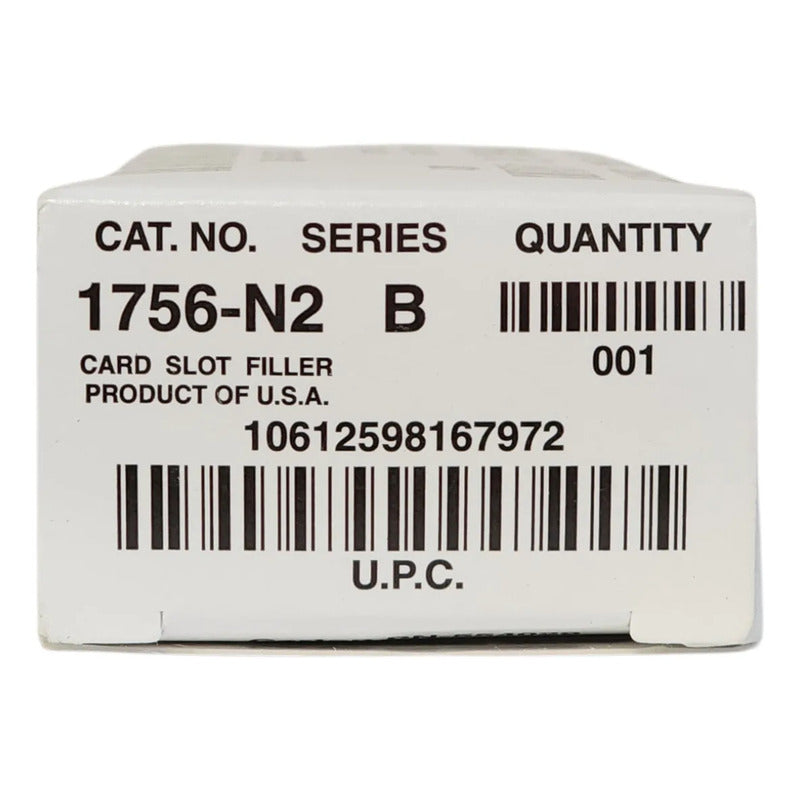 Allen Bradley 1756-n2 Cubierta Para Controllogix Original