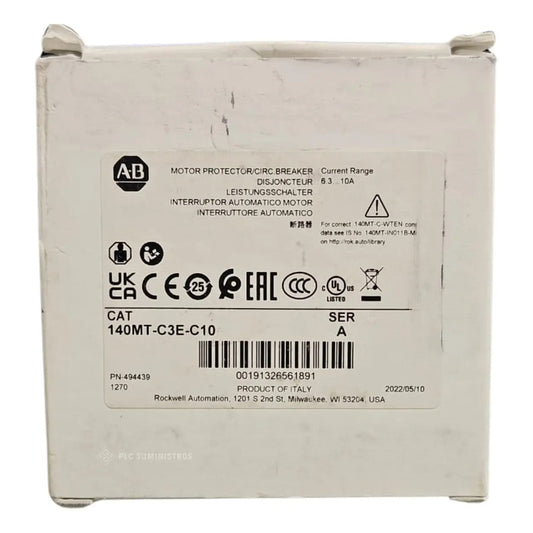 Allen-bradley 140mt-c3e-c10 Guardamotor 6.3-10a Serie 140mt