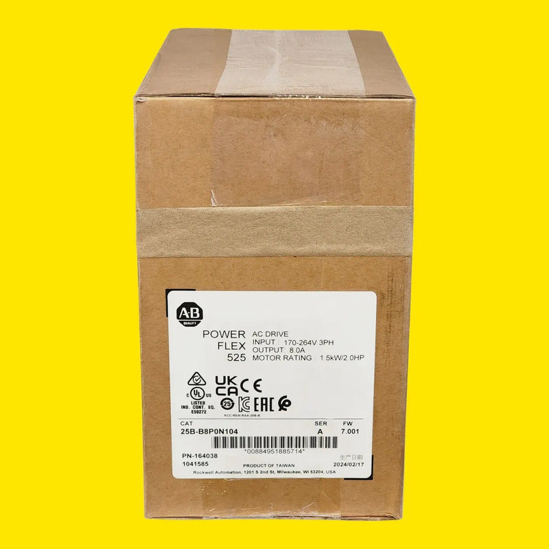 Variador Allen-bradley 25b-b8p0n104 Powerflex 525 2hp 240v