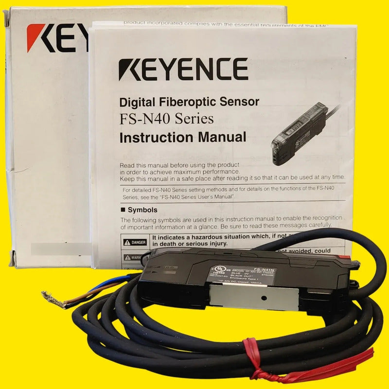 Keyence Fs-n41n Amplificador De Sensor Óptico Negro