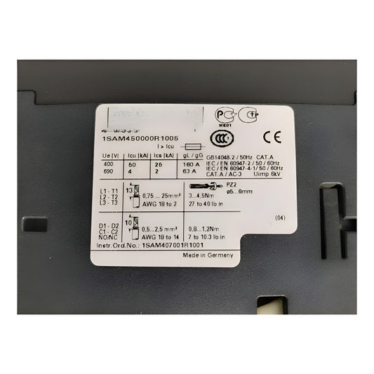 Abb 1sam450000r 1005 Guardamotor Manual 50/60