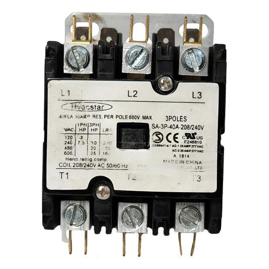 Hvacstar Sa-3p-40a 208/240v Contactor