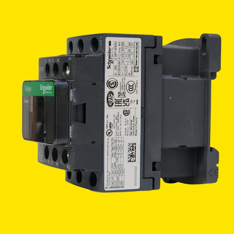 Schneider Lc1d12b7 3p 12a Ac-3 24v Bobina Industrial