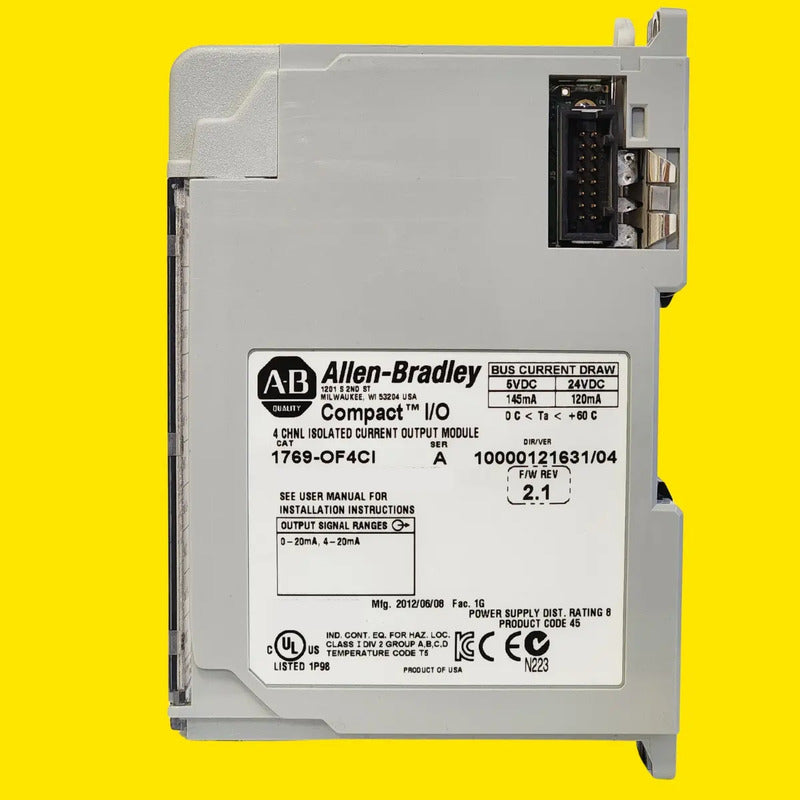 Módulo Salida Analógica Allen Bradley 1769-of4ci Compactlogi