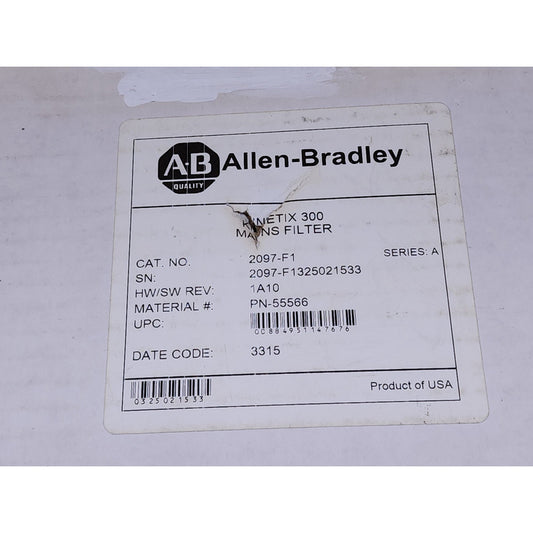 Allen Bradley - Allen Bradley 2097-f1 Kinetix 300, Filtro