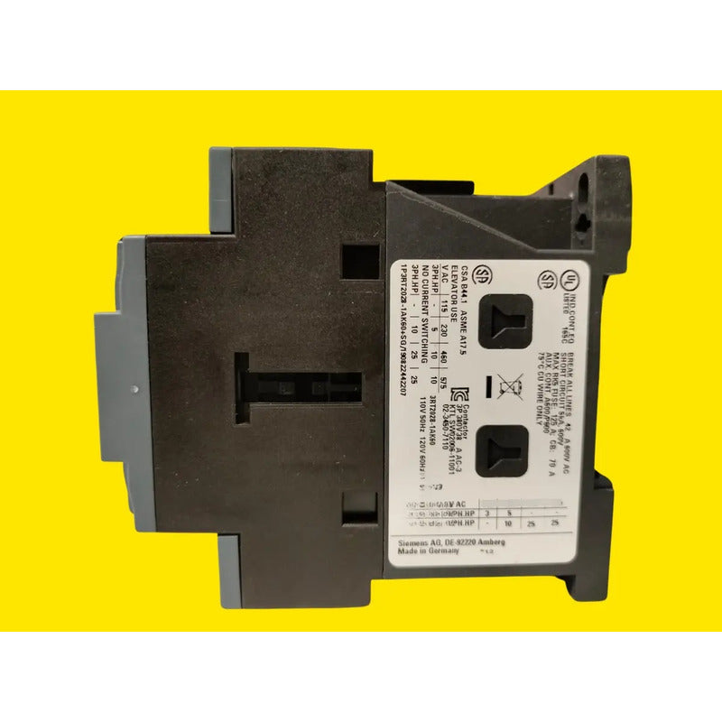 Contactor Siemens 3rt2028-1ak60 Sirius 38a 18.5kw 120vac