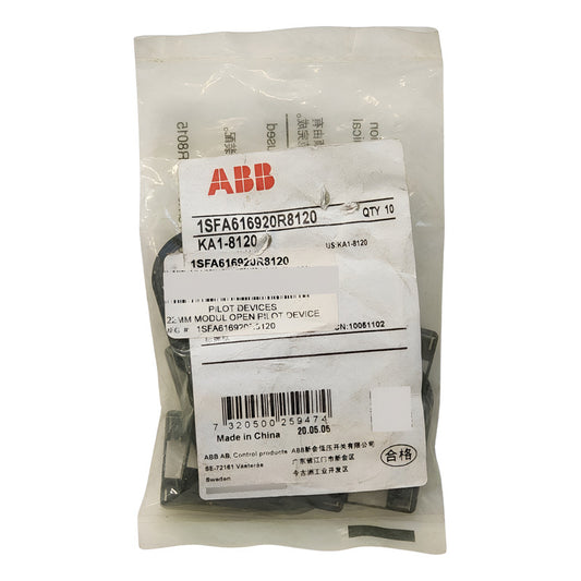 Portaplaca De Leyenda Abb Ka1-8120 Para Botonera Negro