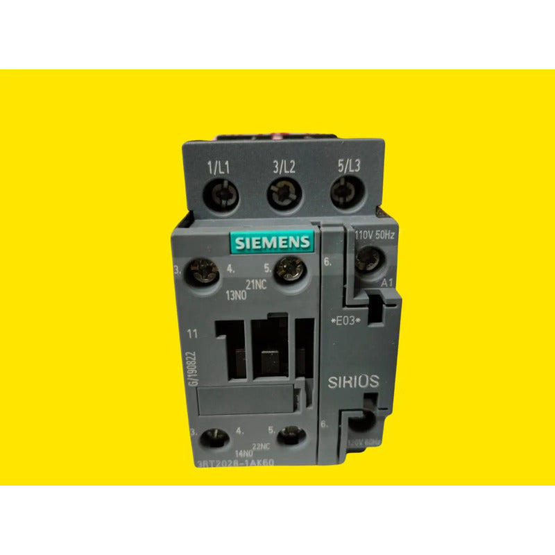 Contactor Siemens 3rt2028-1ak60 Sirius 38a 18.5kw 120vac
