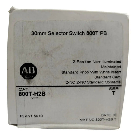 Allen-bradley 800t-h2b Selector 30mm 800t Pb