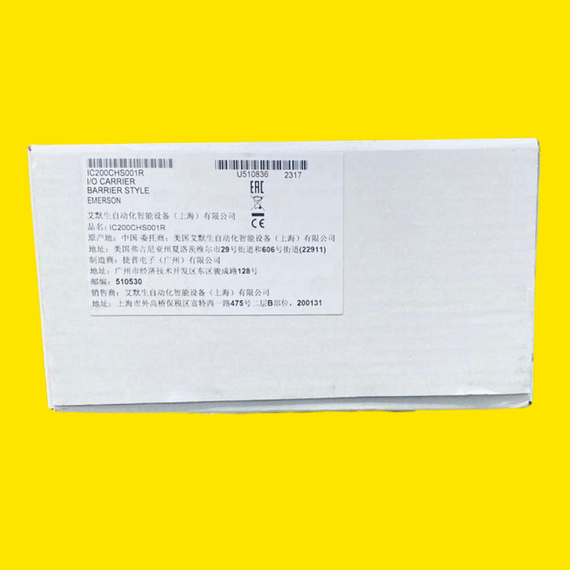 Emerson Ic200chs001r I/o Carrier Barrier Style