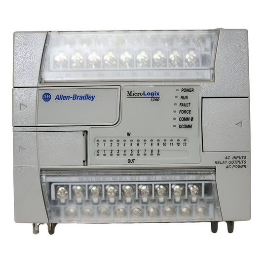 Plc Allen Bradley 1762-l24awa Micrologix 1200 24 I/o 120v