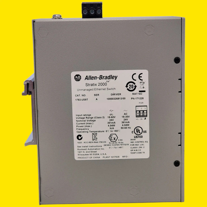 Allen-bradley 1783-us8t Switch Ethernet Industrial 8 Puertos