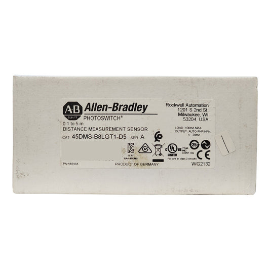 45dms-b8lgt1-d5 Allen-bradley Reflexión De Fondo, Alcance 60