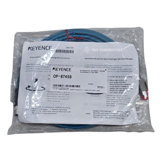 Keyence  - Keyence Op-87458 Ethernet Cable Nuevo