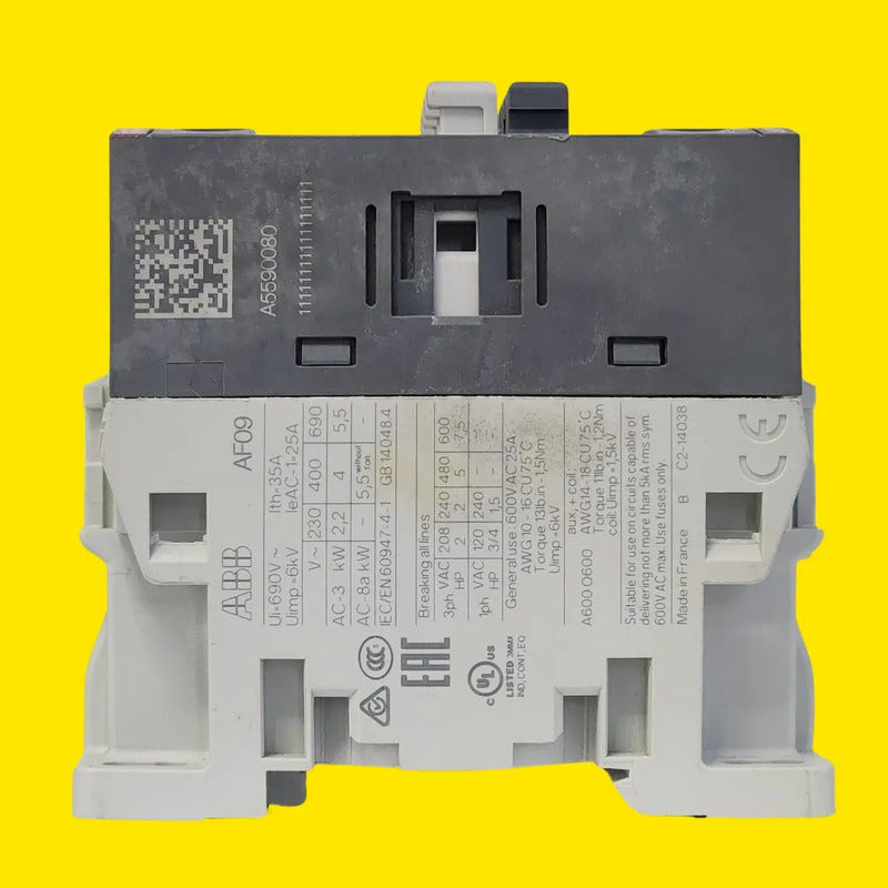 Contactor Tripolar Abb Af09-30-10-13 (1sbl137001r1310) 690v