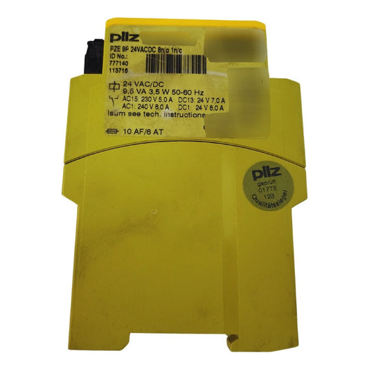 Relé De Seguridad Pilz Pze 9p 24 Vacdc 8n/o 1n/c 777140
