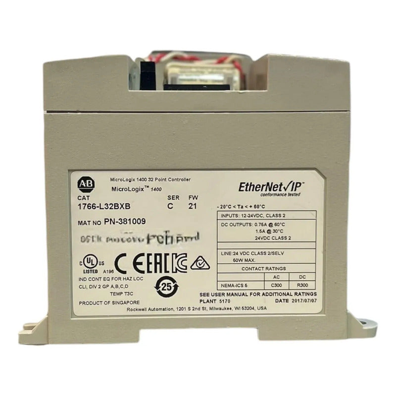 Allen-bradley 1766-l32bxb Micrologix 1400