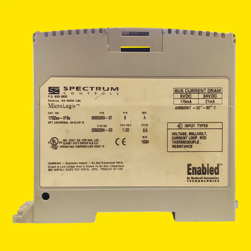 Módulo Universal 1762sc-if8u Micrologix 8 Canales Analógicos