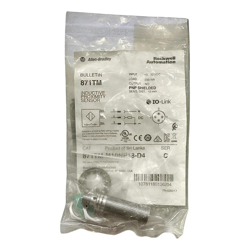 Allen-bradley 871tm-m10np18-d4 Inductive Proximity Sensor