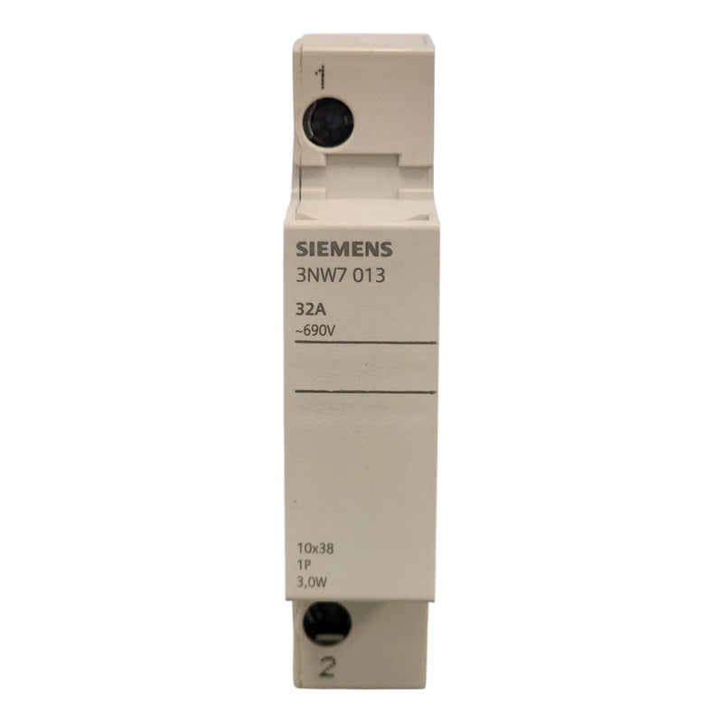 Siemens 3nw7013 Portafusible Cilíndrico 32a 1 Polo