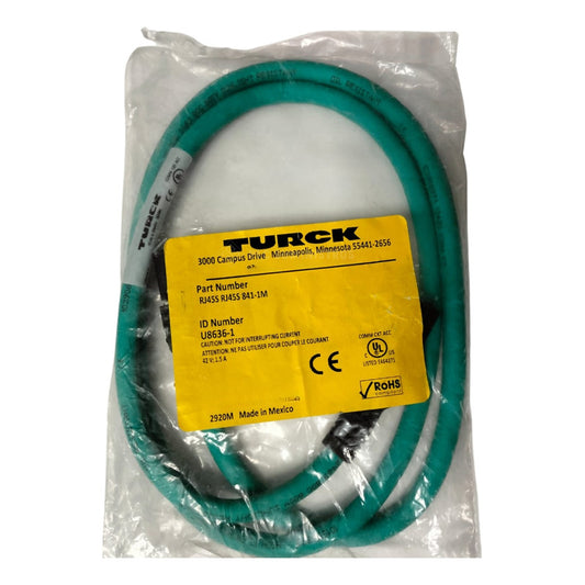 Turck Rj45s Rj45s 841-1m Cable Ethernet Dual..