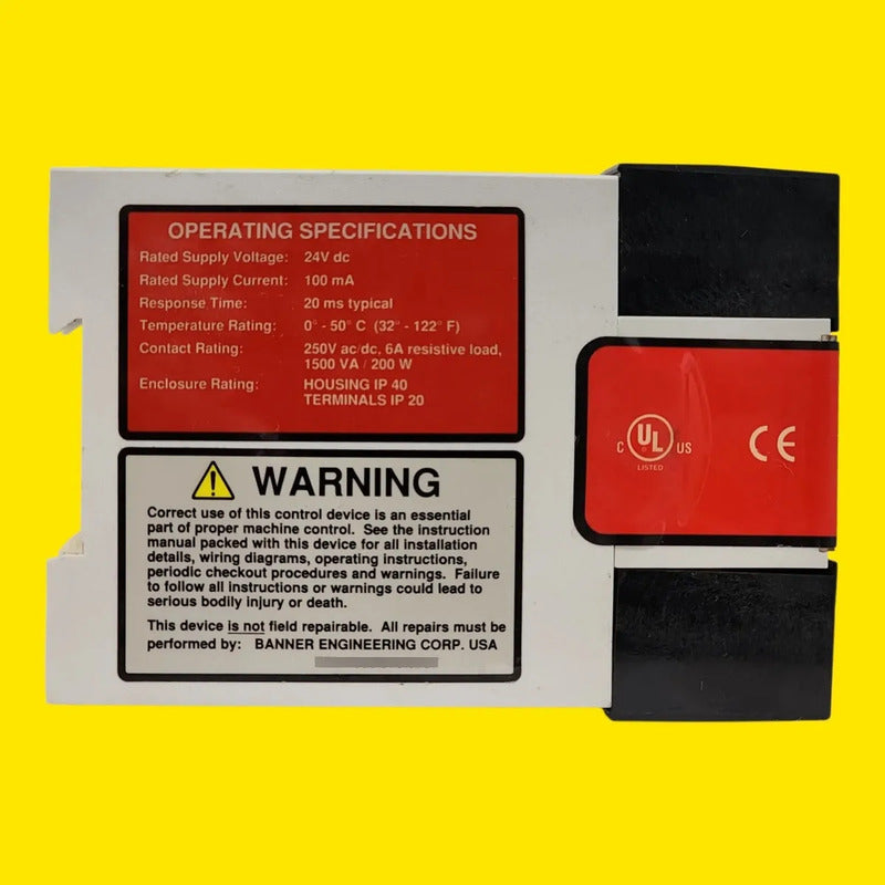 Banner 61425 Im-t-9a Modulo De Seguridad Relay 24vdc