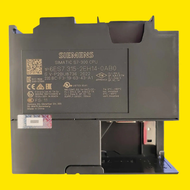 Siemens 6es7315-2eh14-0ab0 Cpu S7-300 Plc Pn/dp