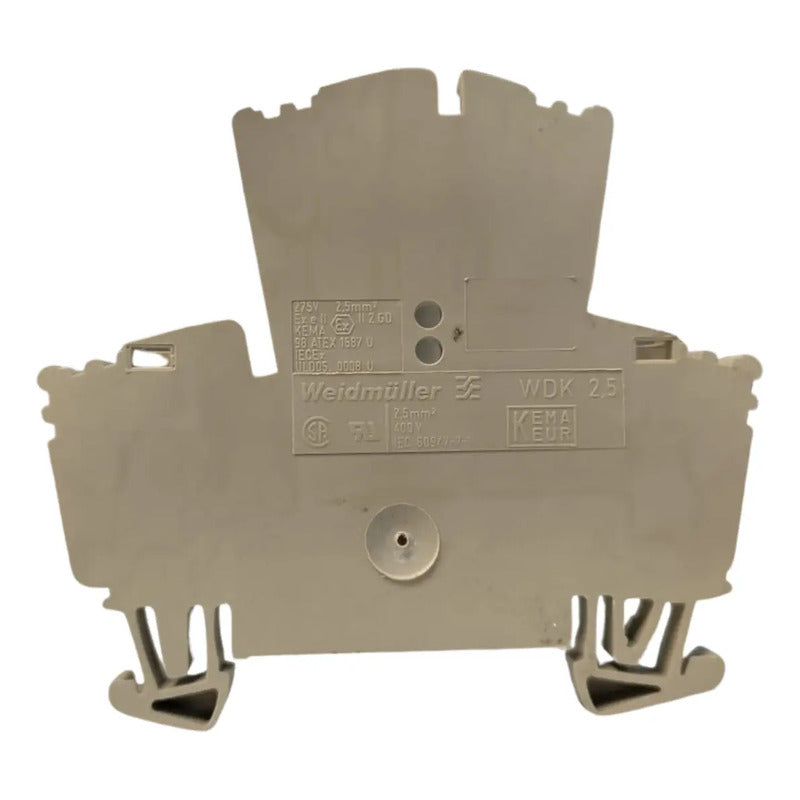Weidmuller Wdk 2.5 Bloque De Terminales 7pzs