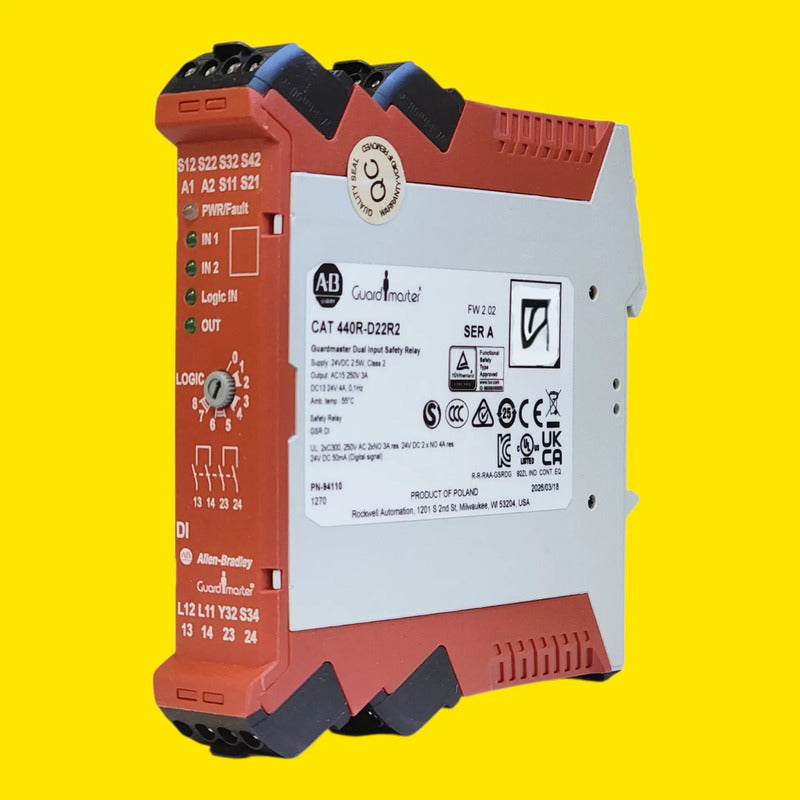 Allen-bradley 440r-d22r2 Relevador De Seguridad Guardmaster
