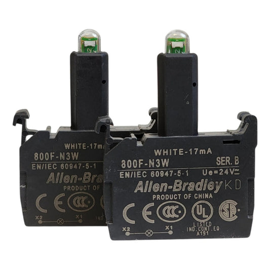 Allen-bradley 800f-n3w Bloque De Contactos Auxiliar