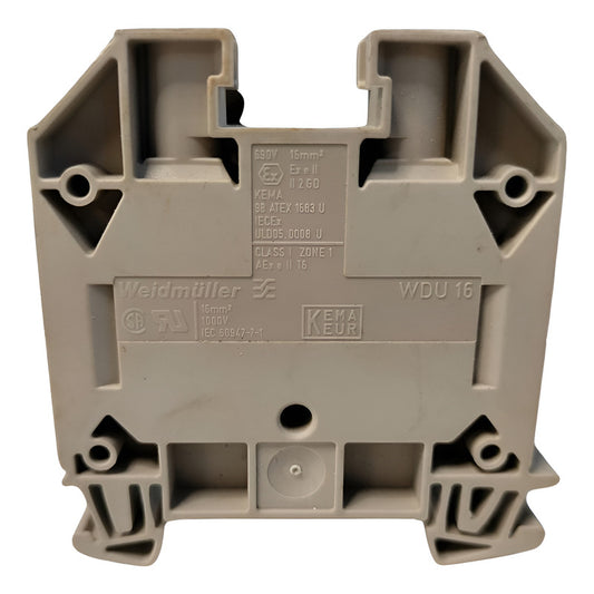 Weidmuller Wdu 16 Bloque De Terminales Brida-tornillo 10 Pzs