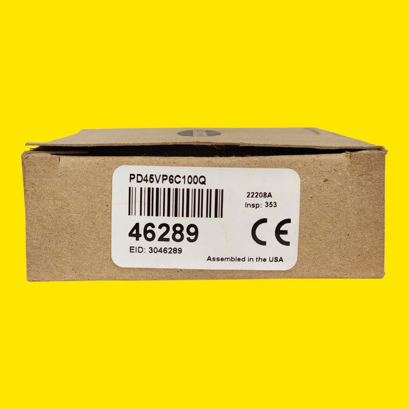 Banner Pd45vp6c100q 46289 Sensor Láser Convergente