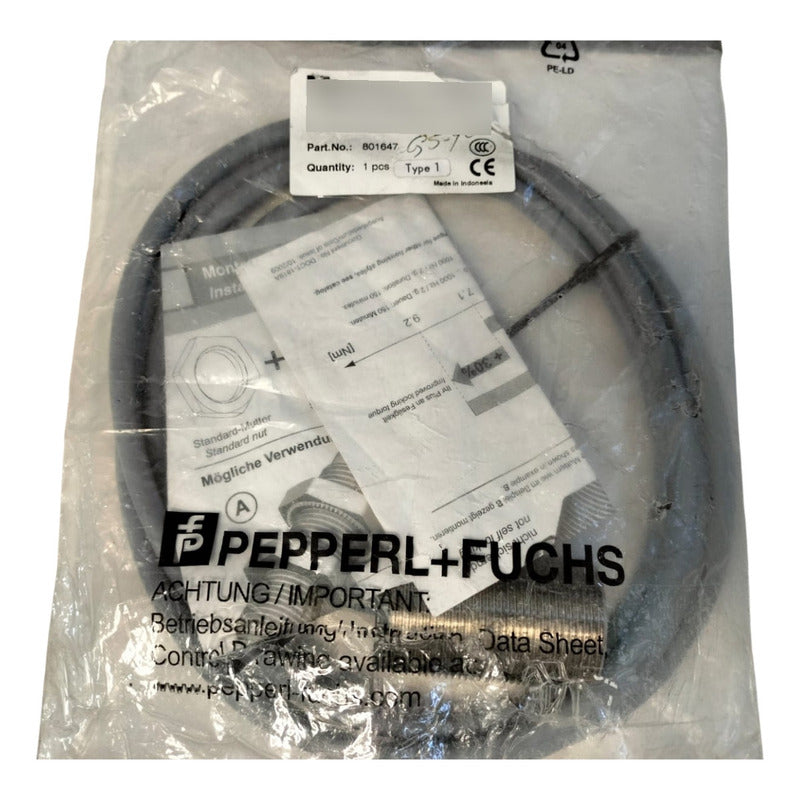 Pepperl Fuchs Nbb10-30gm50--wo Sensor Inductivo 801647