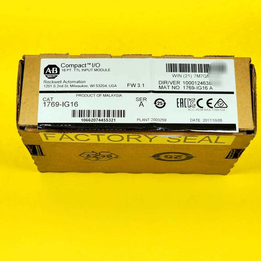 Allen Bradley 1769-ig16 16pt Ttl Input Module Nuevo