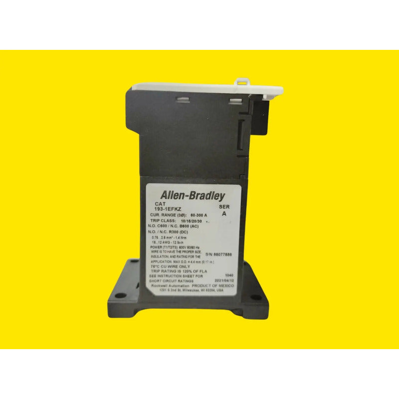 Allen-bradley 193-1efkz Relevador De Sobrecarga