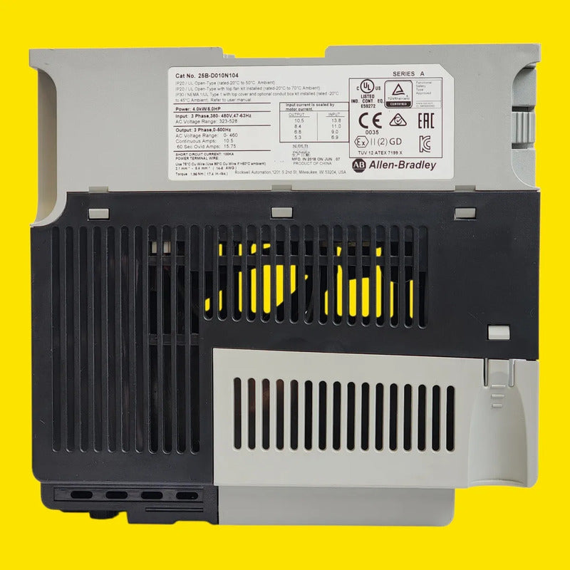 Allen-bradley 25b-d010n104 Powerflex 525 5.0hp 440v