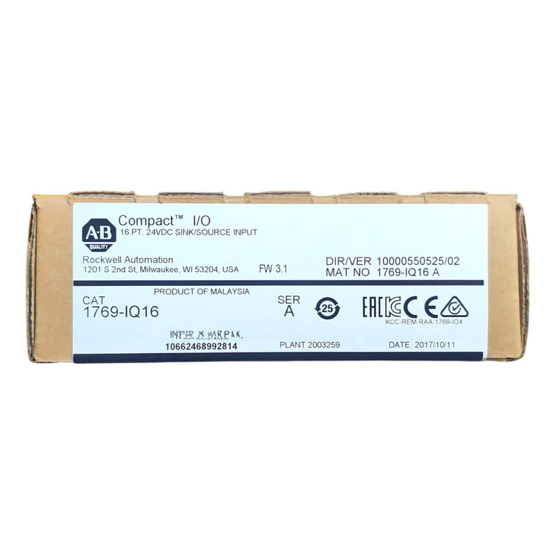 Módulo 1769-iq16 Allen-bradley 16 Entradas 24v Cc
