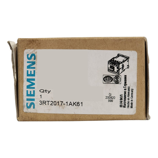 Contactor De Potencia 3rt2017-1ak61 Siemens