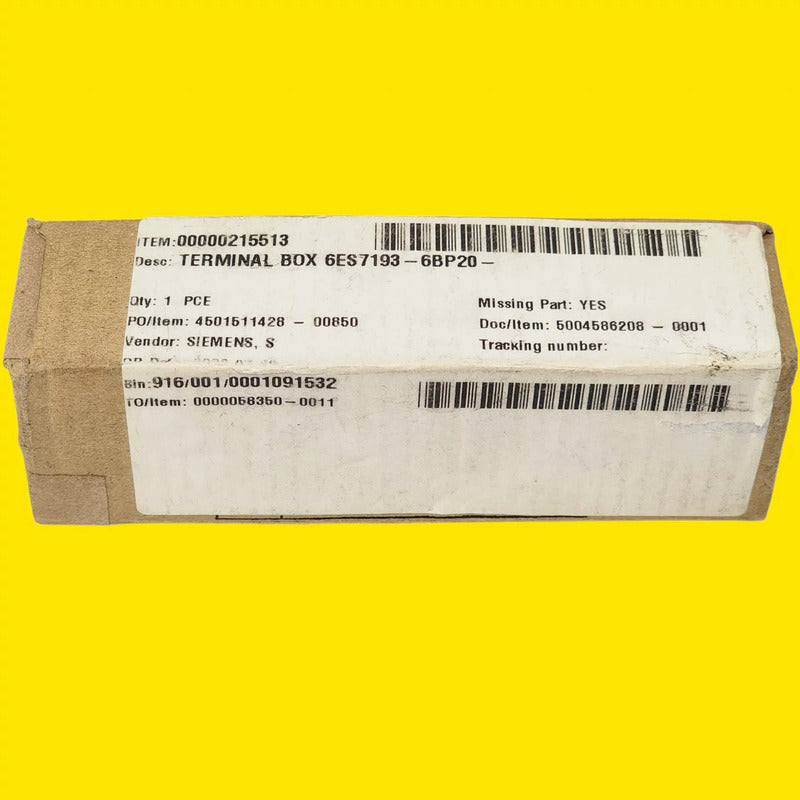 Siemens 6es7 193-6bp20-0bb0 Módulo Plc Et200sp Base