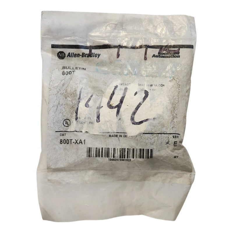 Allen-bradley 800t-xa1 Bloque De Contacto 1na 1nc 30mm Gris