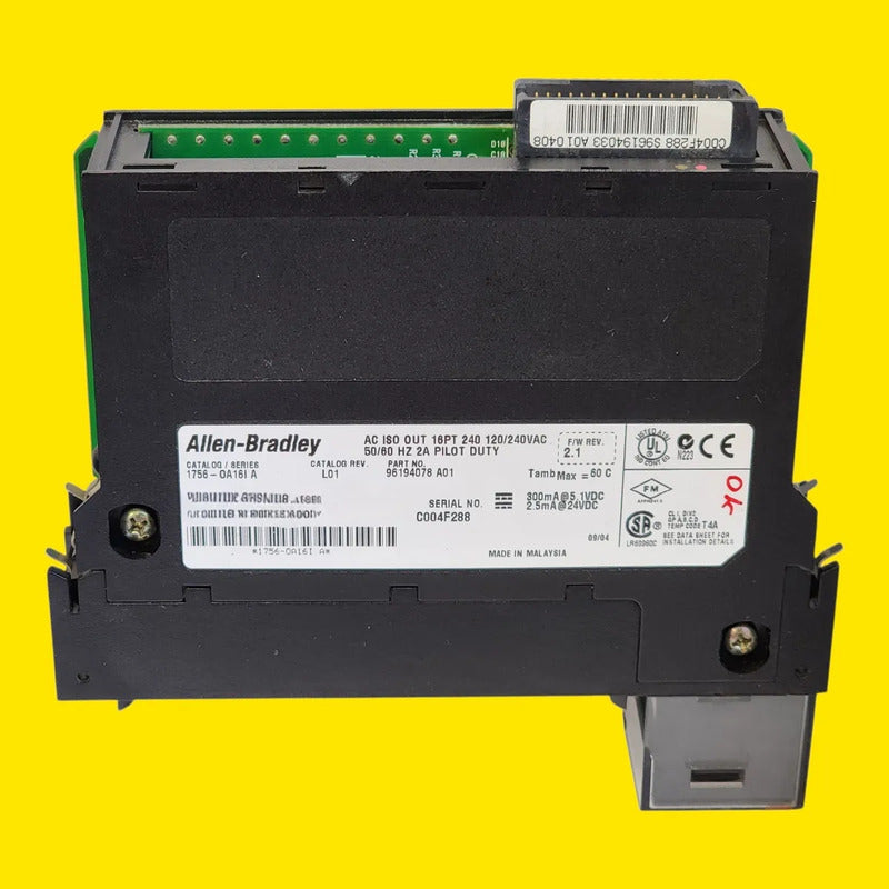 Controllogix 1756-oa16i Modulo Salidas Ac Allen Bradley